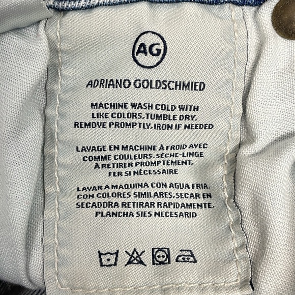 AG Adriano Goldschmied The Middi Ankle Mid Rise Legging Ankle Denim Jeans 24R - Picture 14 of 16